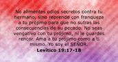 Levítico 19:17-18