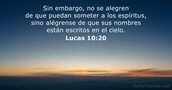 Lucas 10:20