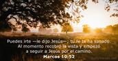 Marcos 10:52