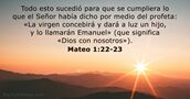 Mateo 1:22-23