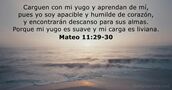 Mateo 11:29-30
