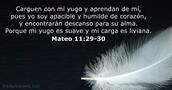 Mateo 11:29-30