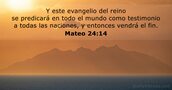 Mateo 24:14