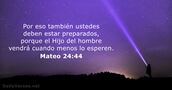 Mateo 24:44