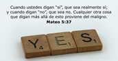 Mateo 5:37