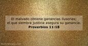 Proverbios 11:18