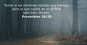 Proverbios 29:25