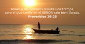 Proverbios 29:25