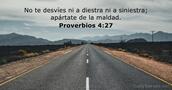 Proverbios 4:27