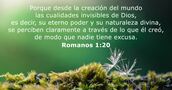 Romanos 1:20