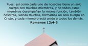 Romanos 12:4-5