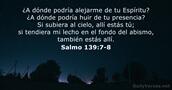Salmo 139:7-8