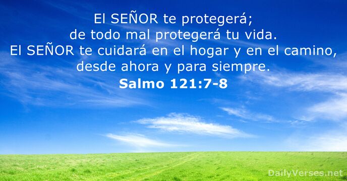 Salmo 121:7-8