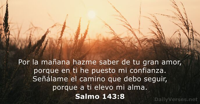 Salmo 143:8