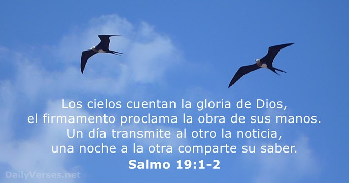 Salmo 19:1-2