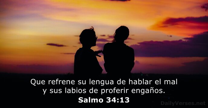 Salmo 34:13