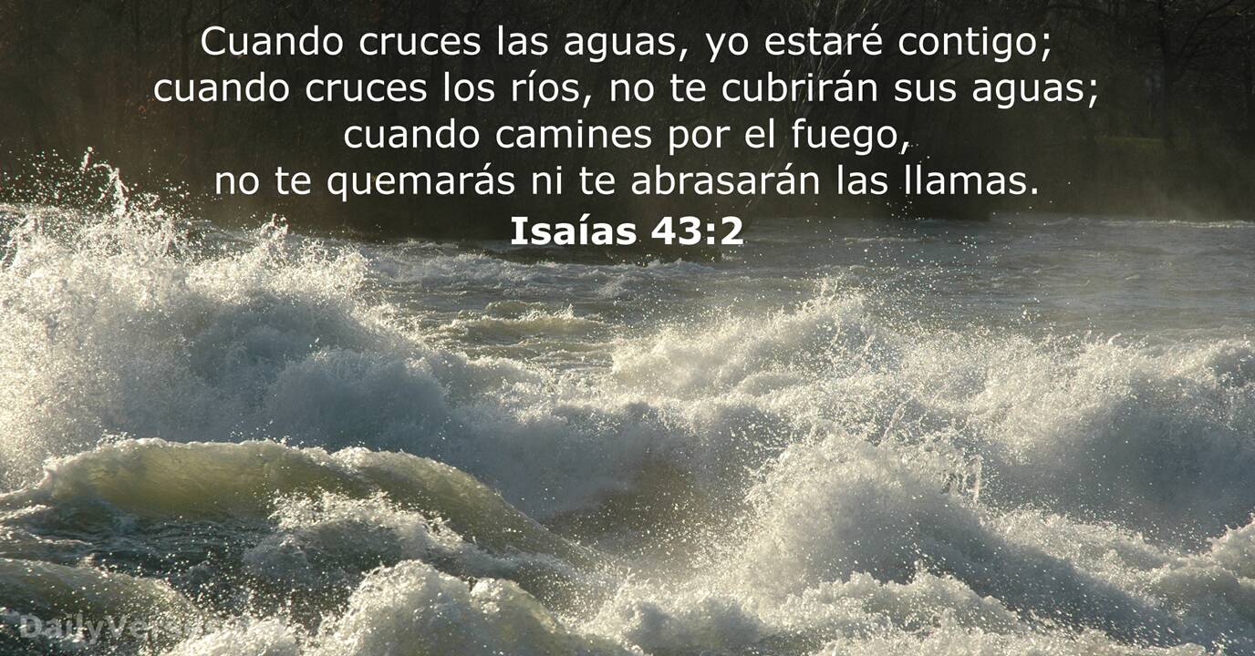 Isa as 43 2 Vers culo De La Biblia DailyVerses