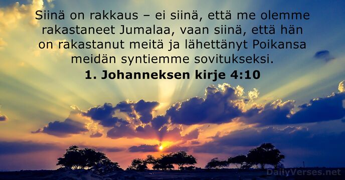 1. Johanneksen kirje 4:10