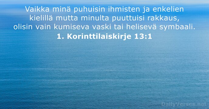 1. Korinttilaiskirje 13:1