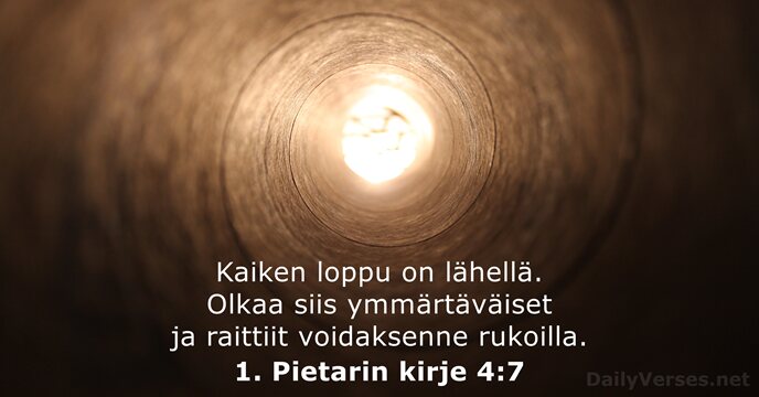 1. Pietarin kirje 4:7