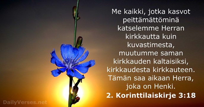 2. Korinttilaiskirje 3:18