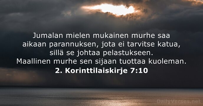 2. Korinttilaiskirje 7:10