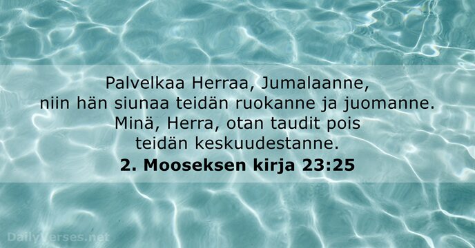 2. Mooseksen kirja 23:25