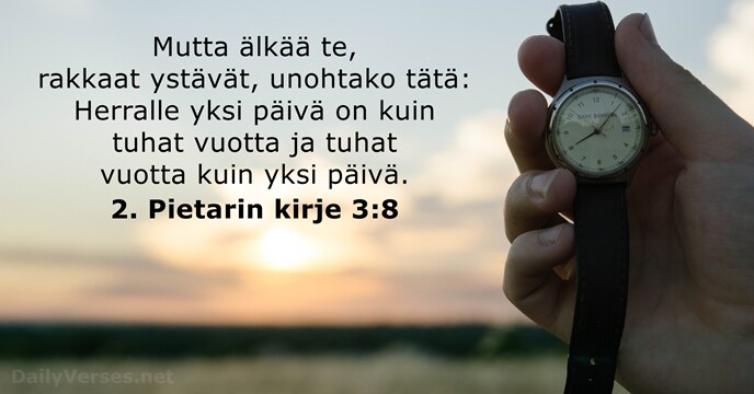 2. Pietarin kirje 3:8