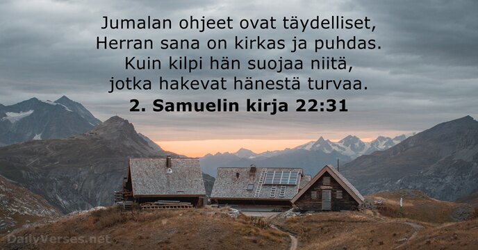 2. Samuelin kirja 22:31