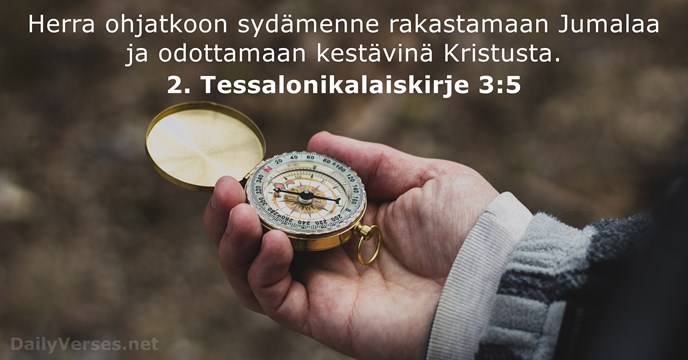 2. Tessalonikalaiskirje 3:5