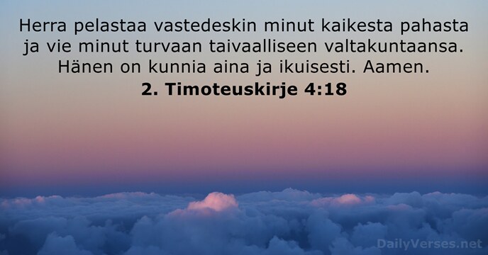 2. Timoteuskirje 4:18