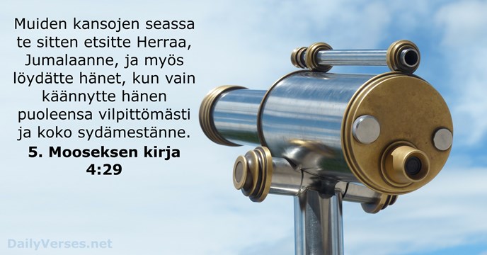 5. Mooseksen kirja 4:29