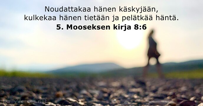 5. Mooseksen kirja 8:6