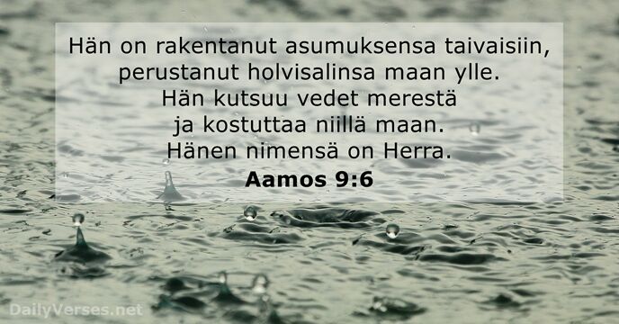 Aamos 9:6