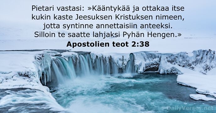 Apostolien teot 2:38