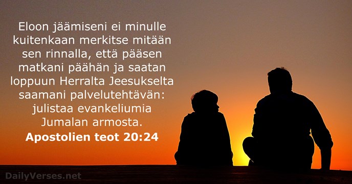 Apostolien teot 20:24
