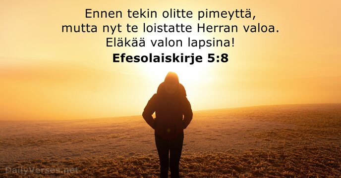 Efesolaiskirje 5:8
