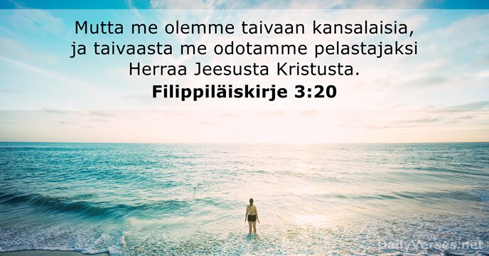 Filippiläiskirje 3:20