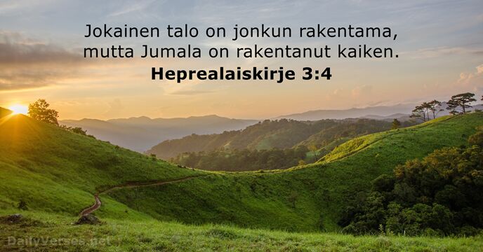 Heprealaiskirje 3:4