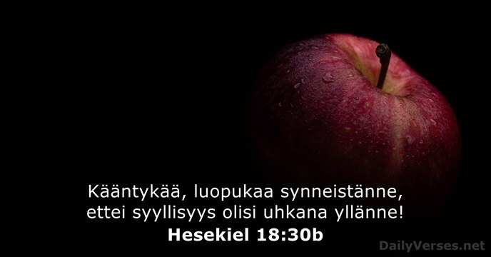 Hesekiel 18:30b