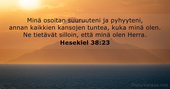 Hesekiel 38:23