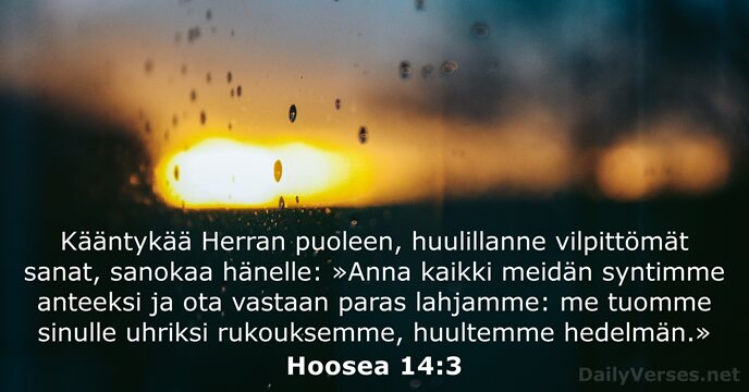Hoosea 14:3