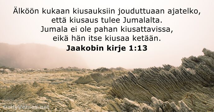 Jaakobin kirje 1:13