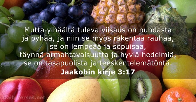 Jaakobin kirje 3:17