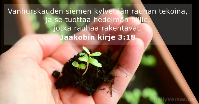 Jaakobin kirje 3:18