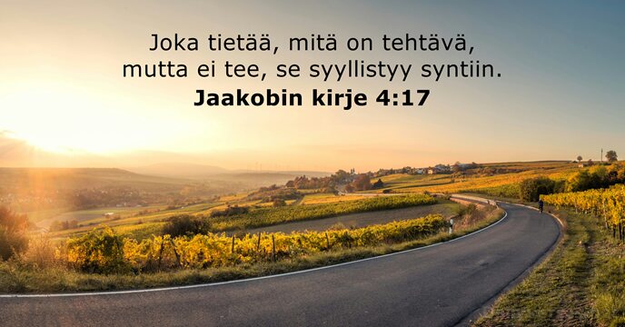 Jaakobin kirje 4:17