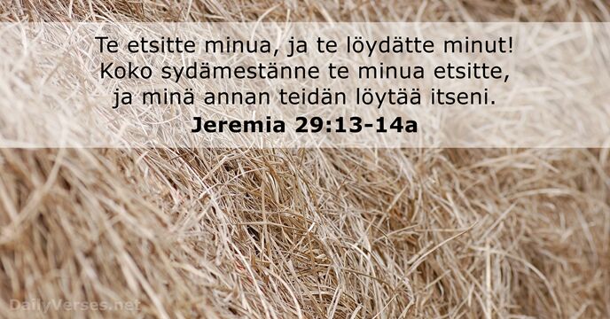 Jeremia 29:13-14a