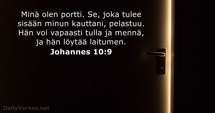 Johannes 10:9