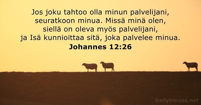 Johannes 12:26