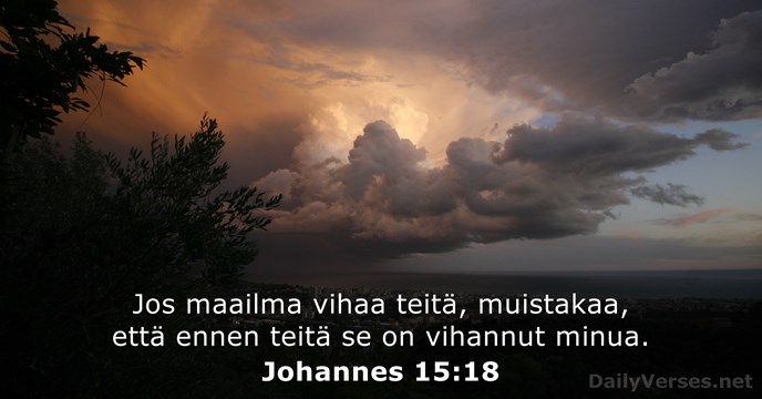 Johannes 15:18